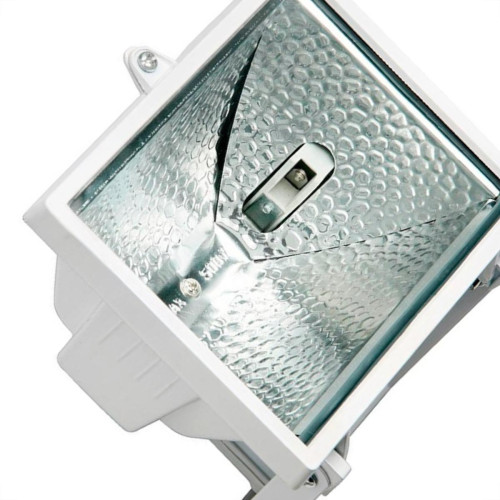 Refletor Brasfort Para Halogena 150W Branco 8423 Refletor Brasfort Para Halogena 150W Branco 8423