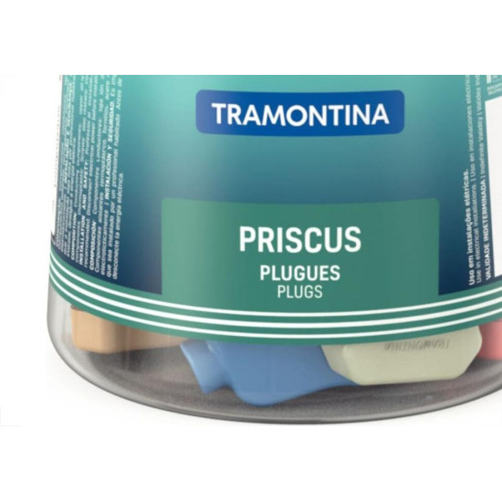 Pino Triangulo 2 Polos Tramontina Pequeno Color - Kit C/24