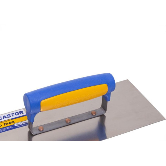 Desempenadeira Aco Castor ''Inoxidavel'' 12X30Cm 238