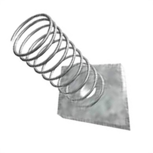 Perfilado Porca Losangular Com Mola 3/8'' P2780 - Kit C/100 Perfilado Porca Losangular Com Mola 3/8'' P2780 - Kit C/100