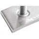 Perfilado Porca Losangular Com Pino 3/8'' P2800 - Kit C/100 Perfilado Porca Losangular Com Pino 3/8'' P2800 - Kit C/100