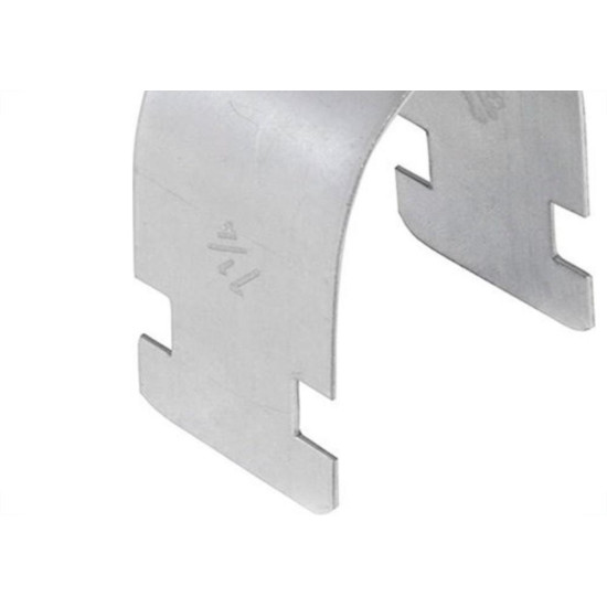 Abracadeira Tipo ''U'' Com Parafuso Perfilado 1.1/4'' 100 Pecas A0300