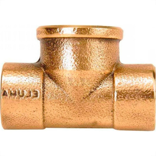 Tee Bronze Eluma Misturador 1/2X15X1/2'' 50 Tee Bronze Eluma Misturador 1/2X15X1/2'' 50