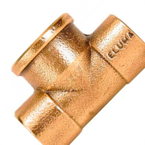 Tee Bronze Eluma Misturador 1/2X15X1/2'' 50 Tee Bronze Eluma Misturador 1/2X15X1/2'' 50