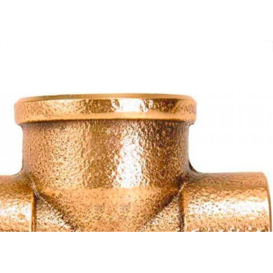 Tee Bronze Eluma Misturador 1/2X15X1/2'' 50 Tee Bronze Eluma Misturador 1/2X15X1/2'' 50