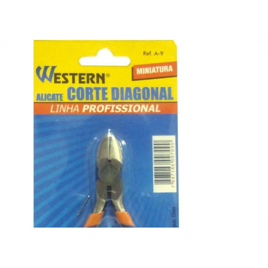 Alicate Mini Western Corte Diagonal A-9