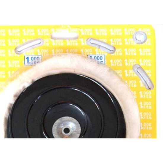 Disco Borracha/Boina/Adaptador Milkits Kit 3 Pecas M2