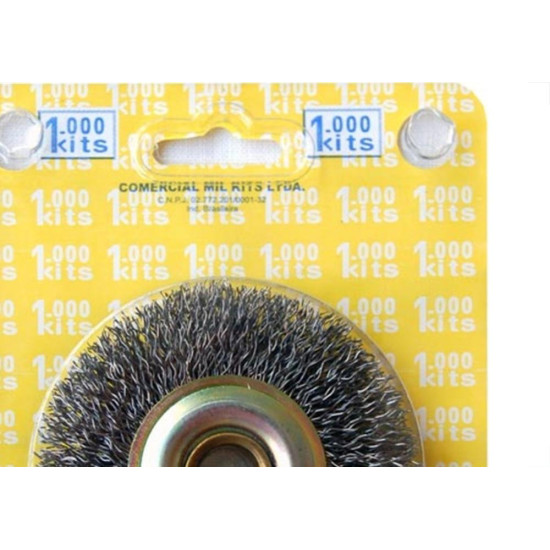 Escova Aco Milkits 3 X 1/2 X 1/2 Cartela 1 Peca M4