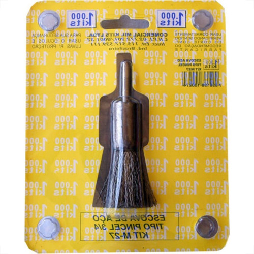 Escova Aco Milkits Tipo Pincel 3/4'' Cartela 1 Peca M27