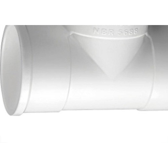 Tee Esgoto Krona 75Mm X 75Mm 660 - Kit C/10 