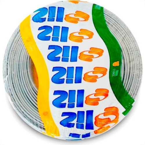Fio Cabinho Flexivel Sil 2,5 Cinza 100M