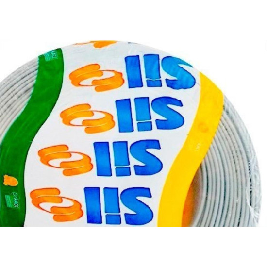 Fio Cabinho Flexivel Sil 2,5 Cinza 100M