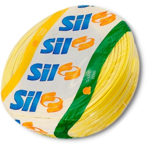 Fio Cabinho Flexivel Sil 2,5 Amarelo 100M