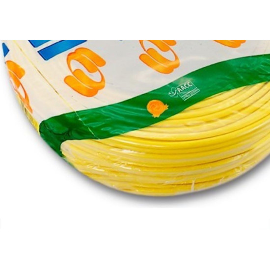 Fio Cabinho Flexivel Sil 2,5 Amarelo 100M
