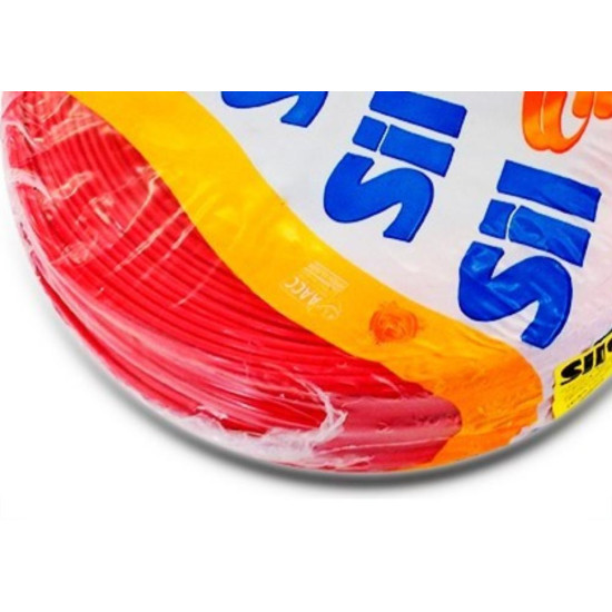 Fio Cabinho Flexivel Sil 10,0 Vermelho 100M 