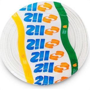 Fio Cabinho Flexivel Sil 10,0 Branco 100M 