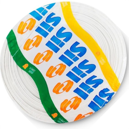 Fio Cabinho Flexivel Sil 10,0 Branco 100M 