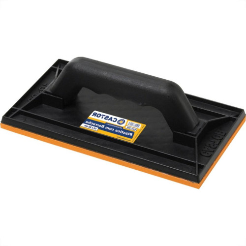 Desempenadeira Pvc Castor 12X22 Com Borracha Preta 23 Desempenadeira Pvc Castor 12X22 Com Borracha Preta 23