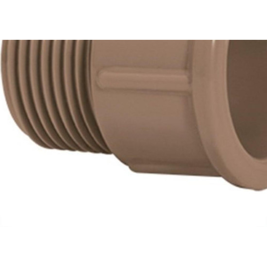 Adaptador Marrom Amanco Curto Liso Rosca 32X1 11509 - Kit C/25 Adaptador Marrom Amanco Curto Liso Rosca 32X1 11509 - Kit C/25