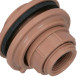 Adaptador Marrom Amanco Com Flange 32X1 14292/14322 - Kit C/10 Adaptador Marrom Amanco Com Flange 32X1 14292/14322 - Kit C/10