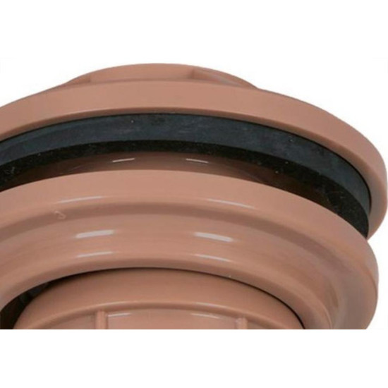 Adaptador Marrom Amanco Com Flange 32X1 14292/14322 - Kit C/10 Adaptador Marrom Amanco Com Flange 32X1 14292/14322 - Kit C/10