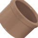 Caps Marrom Amanco Liso/Liso 20Mm 11569 - Kit C/50 Caps Marrom Amanco Liso/Liso 20Mm 11569 - Kit C/50