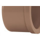Caps Marrom Amanco Liso/Liso 20Mm 11569 - Kit C/50 Caps Marrom Amanco Liso/Liso 20Mm 11569 - Kit C/50