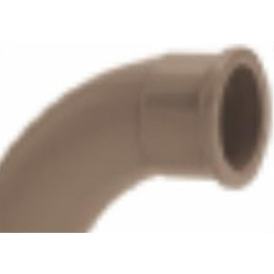 Curva Marrom Amanco Liso/Liso 60Mm X 90'' 11613 - Kit C/5 Curva Marrom Amanco Liso/Liso 60Mm X 90'' 11613 - Kit C/5