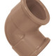 Cotovelo Marrom Amanco Liso/Liso 90''X 25Mm 11671 - Kit C/50 Cotovelo Marrom Amanco Liso/Liso 90''X 25Mm 11671 - Kit C/50