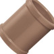 Luva Marrom Amanco Liso/Liso 20Mm 11742 - Kit C/50 Luva Marrom Amanco Liso/Liso 20Mm 11742 - Kit C/50