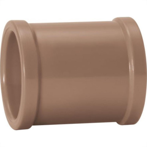 Luva Marrom Amanco Liso/Liso 25Mm 11743 - Kit C/50 Luva Marrom Amanco Liso/Liso 25Mm 11743 - Kit C/50