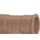 Tee Marrom Amanco Liso/Liso/Liso 50Mm 11838 - Kit C/10 Tee Marrom Amanco Liso/Liso/Liso 50Mm 11838 - Kit C/10