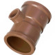 Tee Marrom Amanco Reducao Liso/Liso/Liso 25Mmx20Mm 10301/11821 - Kit C/24 Tee Marrom Amanco Reducao Liso/Liso/Liso 25Mmx20Mm 10301/11821 - Kit C/24