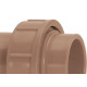 Uniao Marrom Amanco Liso/Liso 50Mm X 50Mm 10312/11877 - Kit C/10 Uniao Marrom Amanco Liso/Liso 50Mm X 50Mm 10312/11877 - Kit C/10