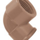 Cotovelo Marrom Amanco Liso/Rosca 20Mm X1/2 11682 - Kit C/50 Cotovelo Marrom Amanco Liso/Rosca 20Mm X1/2 11682 - Kit C/50