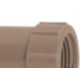 Luva Marrom Amanco Liso/Roscado 20Mm X 1/2'' 11753 - Kit C/50 Luva Marrom Amanco Liso/Roscado 20Mm X 1/2'' 11753 - Kit C/50