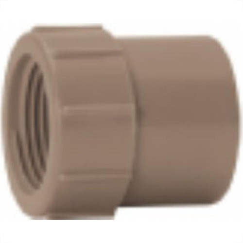 Luva Marrom Amanco Liso/Rosca 25Mm X 3/4'' 11755 - Kit C/50 Luva Marrom Amanco Liso/Rosca 25Mm X 3/4'' 11755 - Kit C/50