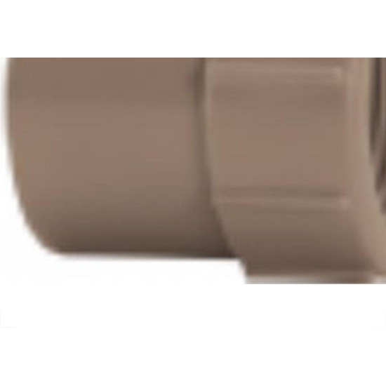 Luva Marrom Amanco Liso/Rosca 25Mm X 3/4'' 11755 - Kit C/50 Luva Marrom Amanco Liso/Rosca 25Mm X 3/4'' 11755 - Kit C/50