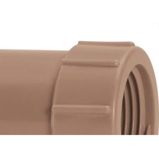Luva Marrom Amanco Reducao Liso/Rosca 25Mmx1/2'' 10316/11754 - Kit C/50 Luva Marrom Amanco Reducao Liso/Rosca 25Mmx1/2'' 10316/11754 - Kit C/50