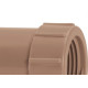 Luva Marrom Amanco Reducao Liso/Rosca 25Mmx1/2'' 10316/11754 - Kit C/50 Luva Marrom Amanco Reducao Liso/Rosca 25Mmx1/2'' 10316/11754 - Kit C/50