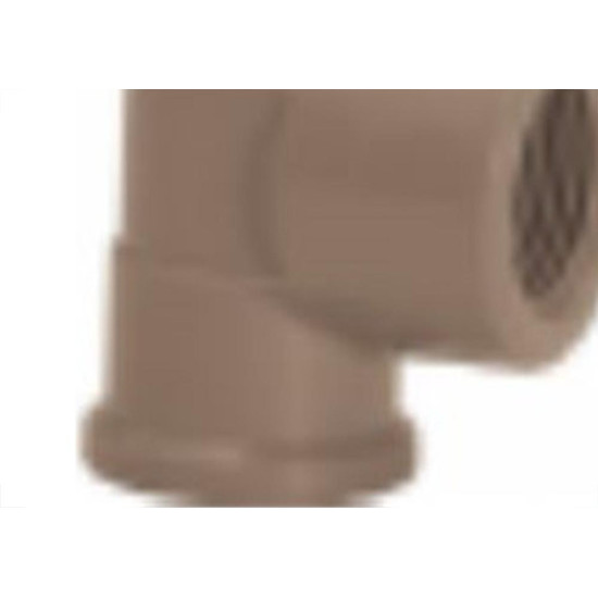 Tee Marrom Amanco Reducao Liso/Liso/Rosca 25Mmx1/2'' 10322/11847 - Kit C/50 Tee Marrom Amanco Reducao Liso/Liso/Rosca 25Mmx1/2'' 10322/11847 - Kit C/50