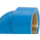 Cotovelo Azul Amanco Liso/Rosca 20Mm X 1/2'' 11678 - Kit C/24 Cotovelo Azul Amanco Liso/Rosca 20Mm X 1/2'' 11678 - Kit C/24