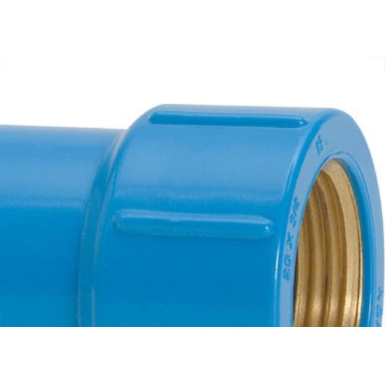 Luva Azul Amanco Liso/Rosca 25Mm X 3/4'' 11752 - Kit C/24 Luva Azul Amanco Liso/Rosca 25Mm X 3/4'' 11752 - Kit C/24