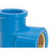 Tee Azul Amanco Liso/Liso/Rosca 25Mm X 3/4'' 10423/11844 - Kit C/24 Tee Azul Amanco Liso/Liso/Rosca 25Mm X 3/4'' 10423/11844 - Kit C/24