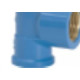 Tee Azul Amanco Reducao Liso/Liso/Rosca 25Mmx1/2'' 10424/11843 - Kit C/24 Tee Azul Amanco Reducao Liso/Liso/Rosca 25Mmx1/2'' 10424/11843 - Kit C/24