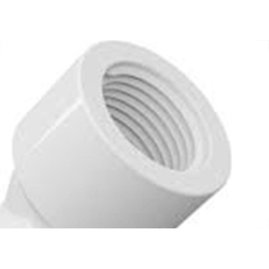 Cotovelo Branco Amanco Rosca/Rosca 45X1.1/2 10193/11638 - Kit C/8 Cotovelo Branco Amanco Rosca/Rosca 45X1.1/2 10193/11638 - Kit C/8