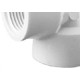 Cotovelo Branco Amanco Rosca/Rosca 90X 1/2'' 11667 - Kit C/20 Cotovelo Branco Amanco Rosca/Rosca 90X 1/2'' 11667 - Kit C/20