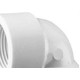 Cotovelo Branco Amanco Rosca/Rosca 90X 1/2'' 11667 - Kit C/20 Cotovelo Branco Amanco Rosca/Rosca 90X 1/2'' 11667 - Kit C/20