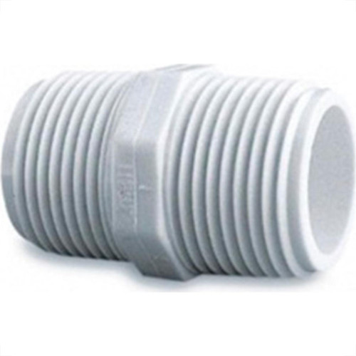 Niple Branco Amanco Rosca/Rosca 1/2'' X 1/2'' 11758 - Kit C/20 Niple Branco Amanco Rosca/Rosca 1/2'' X 1/2'' 11758 - Kit C/20