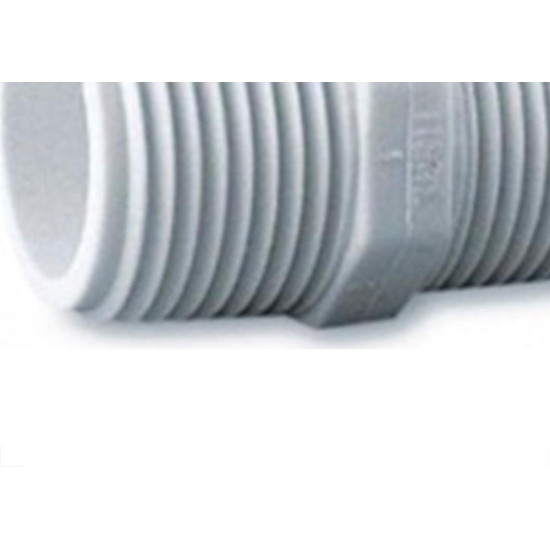 Niple Branco Amanco Rosca/Rosca 1/2'' X 1/2'' 11758 - Kit C/20 Niple Branco Amanco Rosca/Rosca 1/2'' X 1/2'' 11758 - Kit C/20